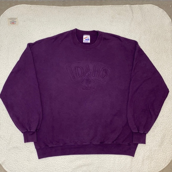 Jerzees Tops - Vintage Idaho Jerzees Oversized Sweatshirt: Size 2XL